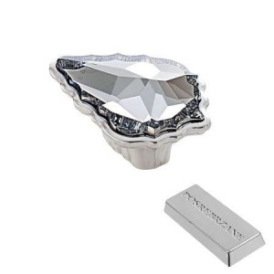 Glam 78 chrom möbelknopf Swarovski 42 mm