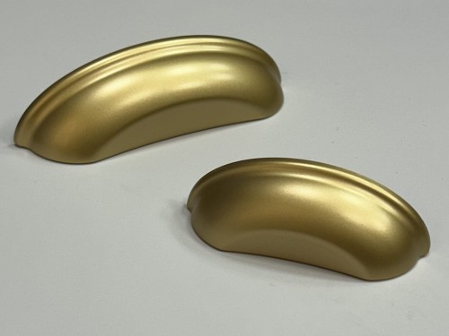 Złoty matowy uchwyt Amelia f3-96 mm