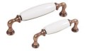 Decorani 29 -ceramiczny uchwyt z białą porcelaną na 128 mm- kolekcja