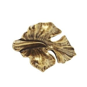 Eden 07- Möbelgriff Blatt altgold 32mm