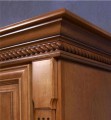 LISTWA DREWNIANA PÓŁWALEK ∅ 19x9x1200 mm- wizualizacja