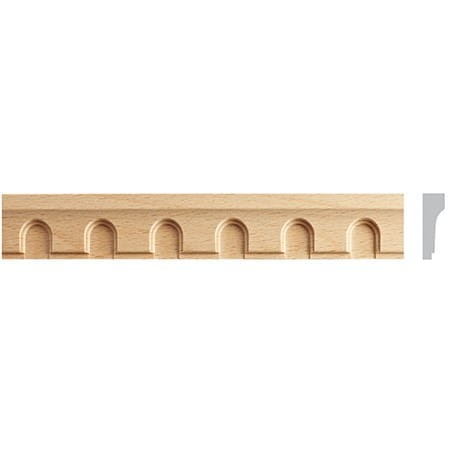 LISTWA DREWNIANA WYKOŃCZENIOWA 20x8x1200 mm