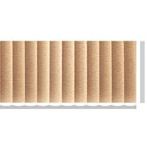 EM-Holzleiste gerillt, Stuckatur