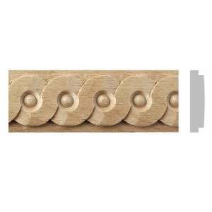 EM-LISTWA Holz geschnitzt, Stuckatur