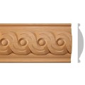 LISTWA DREWNIANA RZEŹBIONA, SZTUKATERIA 100x15x1200 mm