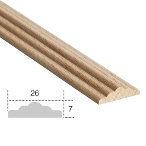 EM-Holz Zierleiste