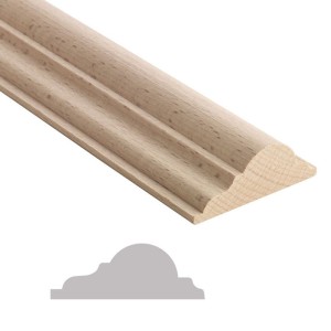 EM00660L- Leiste, dekoratives Holzgesims