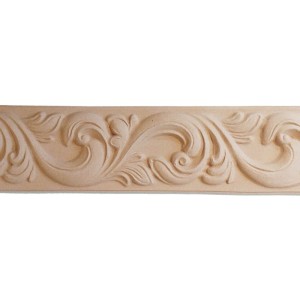 F5- Flexible Leiste, Ornament aus Holzstaub