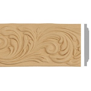 F573079- Elastische Leiste, Ornament aus Holzstaub