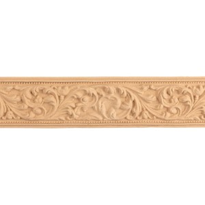 F573580- Elastische Leiste, Ornament aus Holzstaub