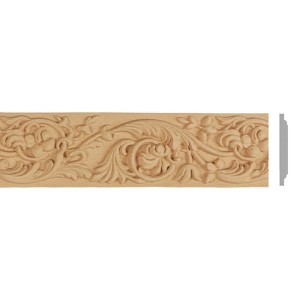 F573584-ELASTISCHE LEISTE, ORNAMENT AUS HOLZSTAUB