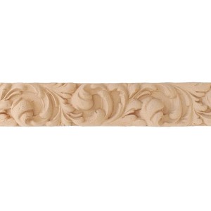 F573571- Elastische Leiste, Ornament aus Holzstaub