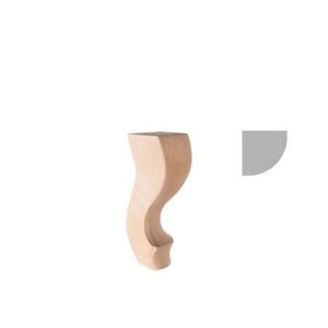 Holzfuß für Möbel Ludwik 54 x 54 x H 150