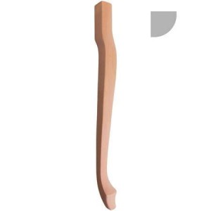 Holzbein für Möbel Ludwik 730x56x56x H730mm