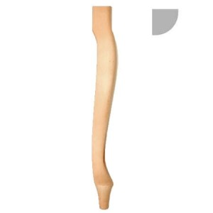 Holzbein für Möbel Ludwik 65x65x H745 mm