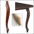 NOGA DREWNIANA DO MEBLI LUDWIK 65x65x H745 mm- wizualizacja