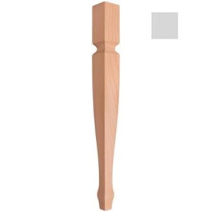 Holzfuß für Möbel SPADE 70x70x H735 mm
