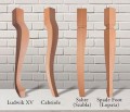 F990021- NOGA DREWNIANA DO MEBLI SPADE 70x70x H735 mm