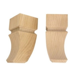 Holzfuß für Möbel 54x54x H118 mm