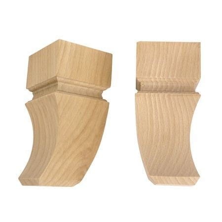 NOGA DREWNIANA DO MEBLI 54x54x H118 mm