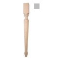 NOGA DREWNIANA DO MEBLI FLUTED 73x73x H740 mm