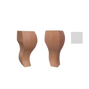 Holzbein für Möbel 54x54x H150 mm