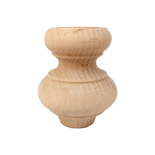 NOGA DREWNIANA DO MEBLI ∅ 67 x H 80 mm