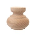 NOGA DREWNIANA DO MEBLI ∅ 82 x H 60 mm