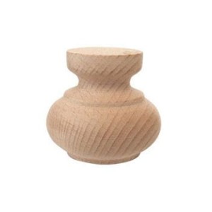 Holzbein für Möbel 64 x H 58 mm