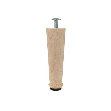 NOGA DREWNIANA DO MEBLI Z REGULACJĄ ∅ 41xH100mm