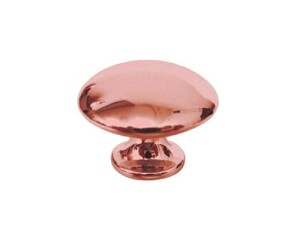 Fausto 23- Kupfer poliert Möbelknopf 30mm