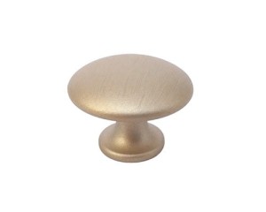 Fausto DH- mattiertes Gold Möbelknopf 30mm