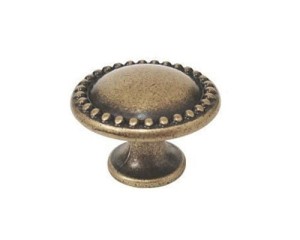 Dono 09- Möbelknopf Altmessing 30mm