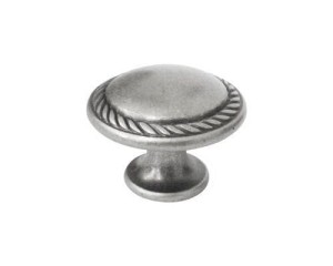 Nereo 19- alte Stahl Möbelknopf 30mm