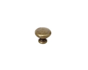 Giga 09- Möbelknopf Alt-Messing 13mm