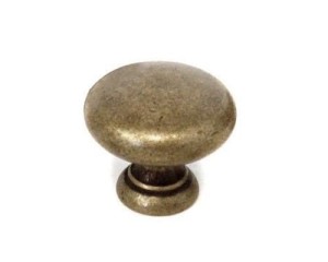 Giga 09- Möbelknopf Alt-Messing 32mm