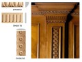 LISTWA DREWNIANA RZEŹBIONA 19x14x1200 mm- wizualizacja