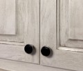 Brando 32- gałka meblowa chromowana z czarną porcelaną 40mm- wizualizacja