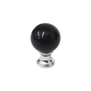 Gałka Kristall Möbelknopf 36 20 MM- schwarz