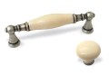 Marco 25- gałka meblowa z kremową porcelaną 30mm- kolekcja