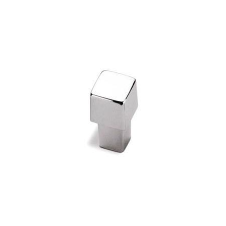 SQUAR- chromowana gałka meblowa 12x12mm