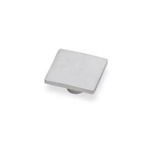 Wave- Nickel gebürstet Möbelknopf 32mm