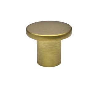 Disk 20- Möbelknopf gebürstet Gold 33mm