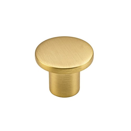 Disk 20- gałka meblowa mosiądz szczotkowany 28mm