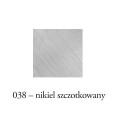 Kolor 38- nikiel szczotkowany