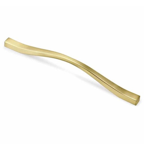 Fluidi - mosiądz szczotkowany uchwyt meblowy 192/224mm