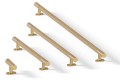 Fluti 12- gałka meblowa mosiądz szczotkowany T-Bar 56x14mm- kolekcja