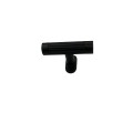 Fluti N4- gałka meblowa czarny mat T-Bar 56x14mm