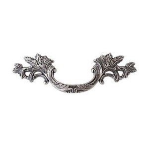 Camelia 25- Möbelgriff alt Silber 131mm