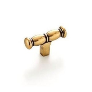 Accademia 07- Möbelknopf Altgold 55mm